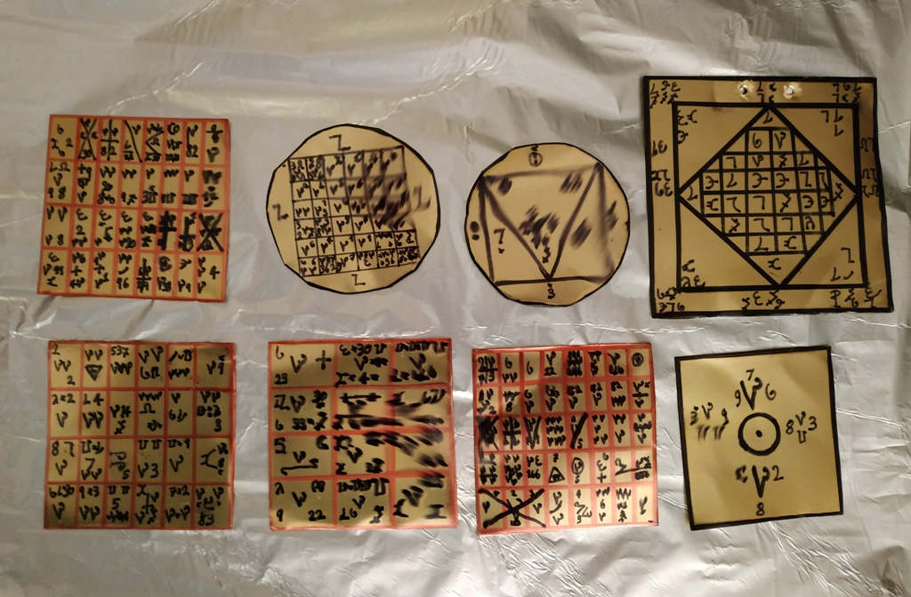 Ensigns and Lamen after 1st layer of varnish
